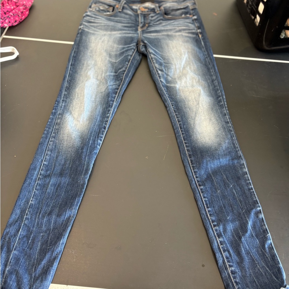 Women's Blue Jeans Buckle Black